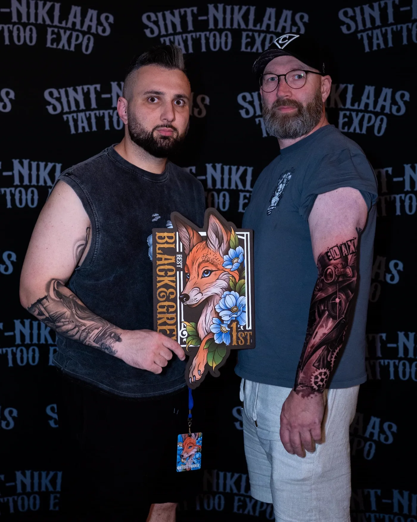 Dante Ink bekroond op de Sint-Niklaas Tattoo Expo