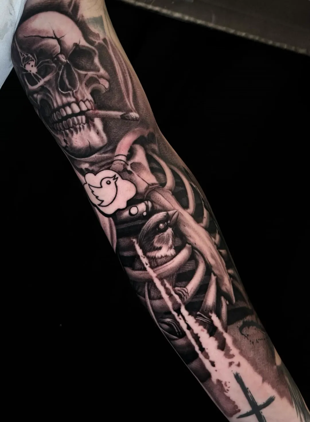 Genezen tattoo van Dante Ink