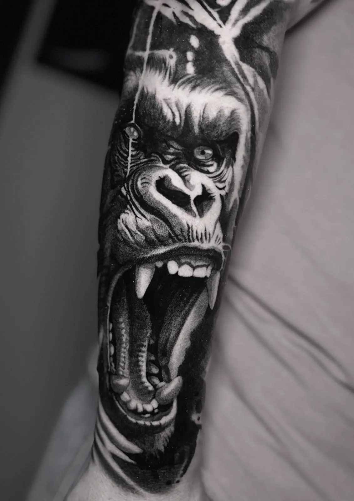 Tattoo van Dante Ink, vers gezet