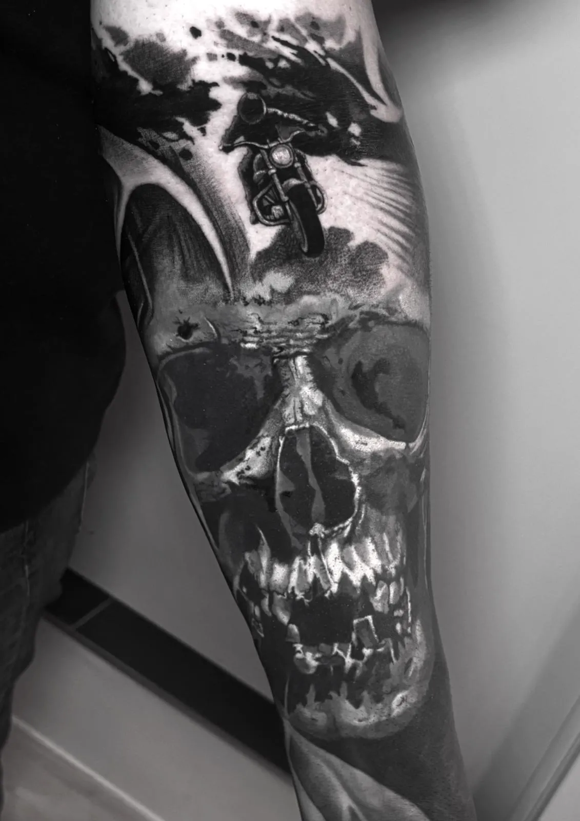 Tattoo van Dante Ink, vers gezet